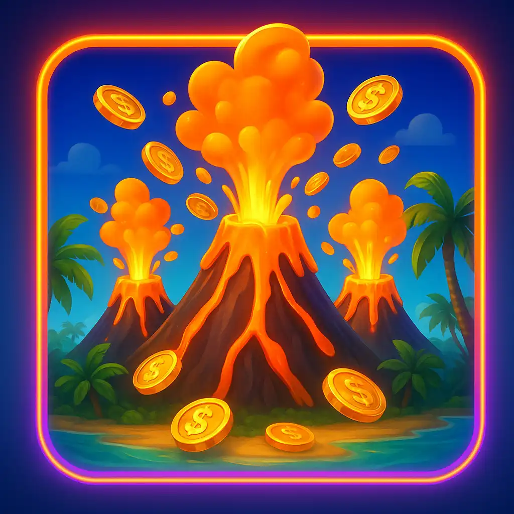 3 Coin Volcanoes slot game thumbnail